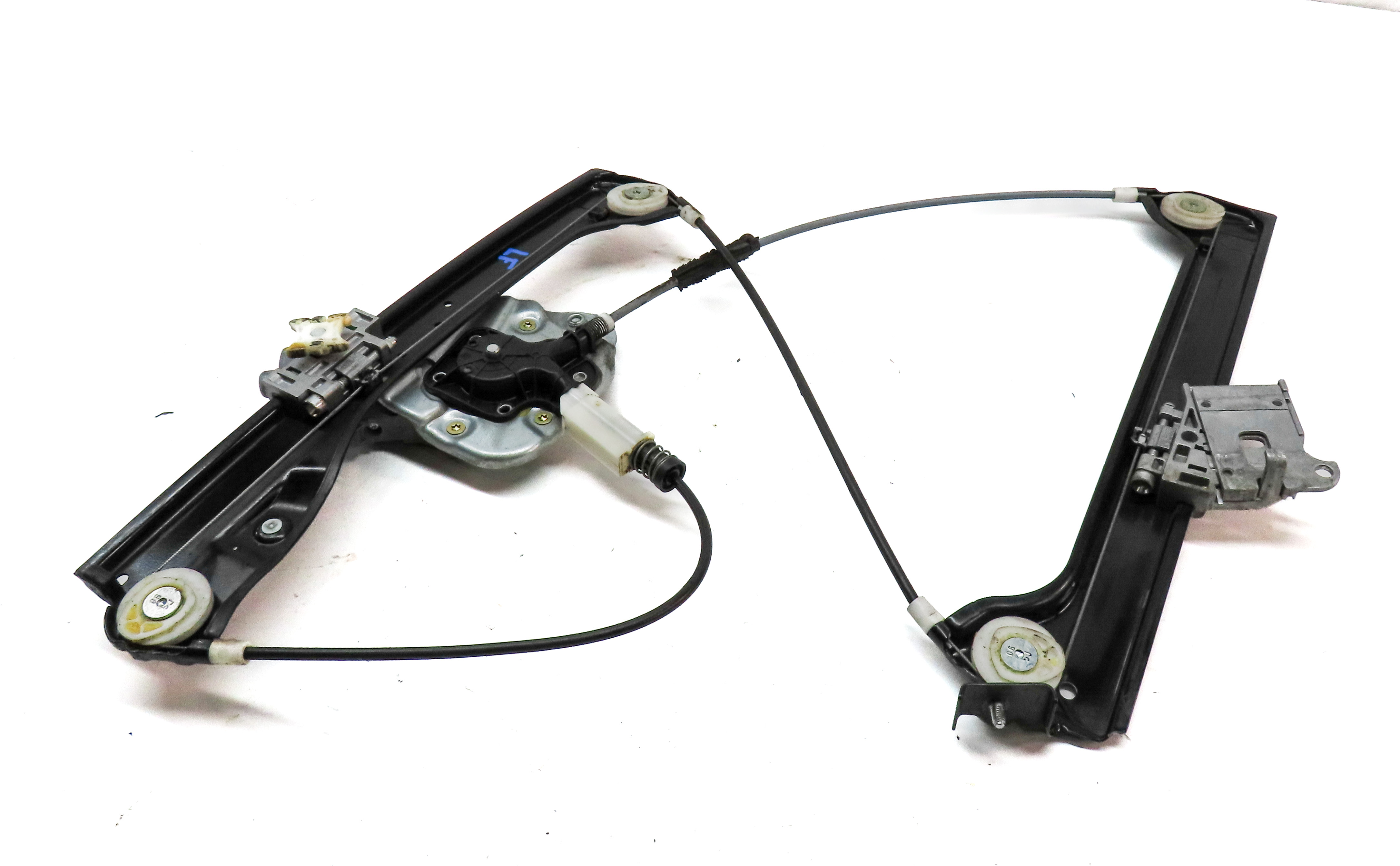 2004-2006 BMW Z4 (E85) LEFT FRONT DRIVER DOOR POWER WINDOW REGULATOR w/ MOTOR — exact item pictured
